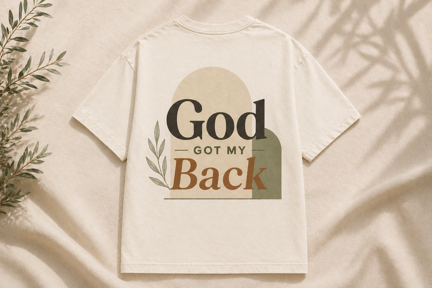 God Got My Back – Comfort Colors T-Shirt (Unisex Faith Shirt)