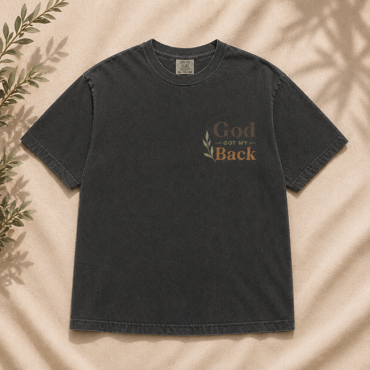 God Got My Back – Comfort Colors T-Shirt (Unisex Faith Shirt)