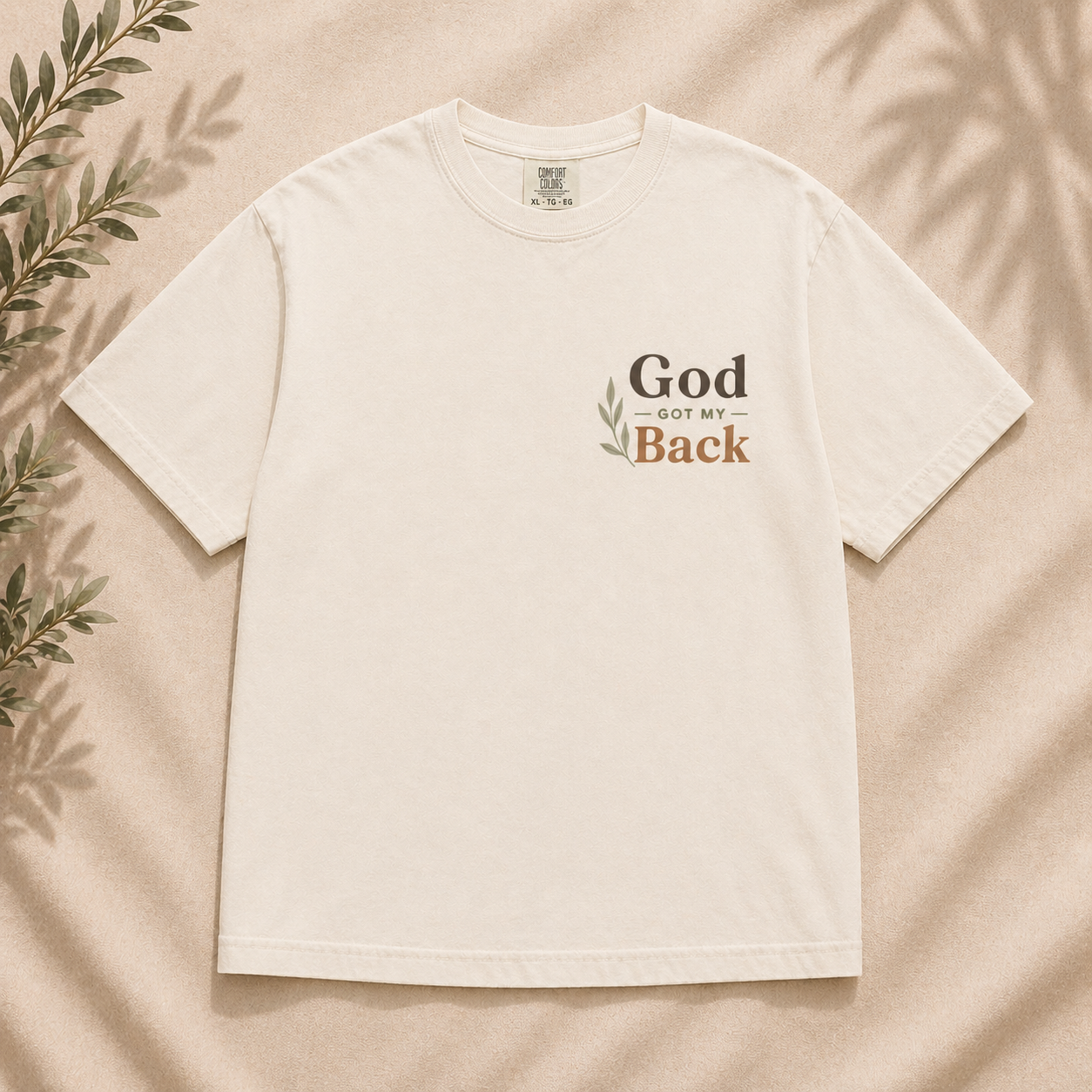 God Got My Back – Comfort Colors T-Shirt (Unisex Faith Shirt)